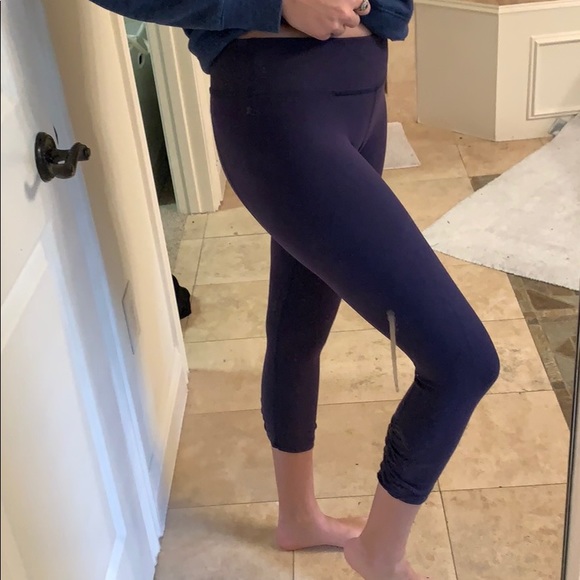 Beyond Yoga Pants - Beyond Yoga Navy Cropped Leggings